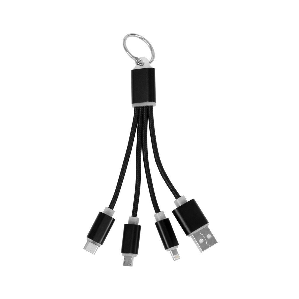 3 IN 1 KEYCHAIN USB CABLE