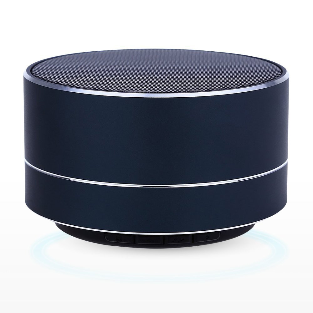 Jinsida Network Bluetooth Speaker Round Aluminium Wireless Speaker